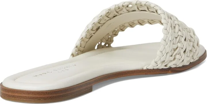 Marc Fisher LTD Vickee Women's Flat Shoes Cream : 6.5 M, Faux Leather - Image 4