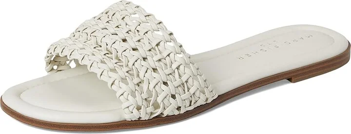 Marc Fisher LTD Vickee Women's Flat Shoes Cream : 6.5 M, Faux Leather - Image 5