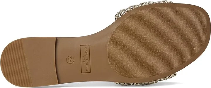 Marc Fisher LTD Vickee Women's Flat Shoes Gold : 6 M, Faux Leather - Image 3