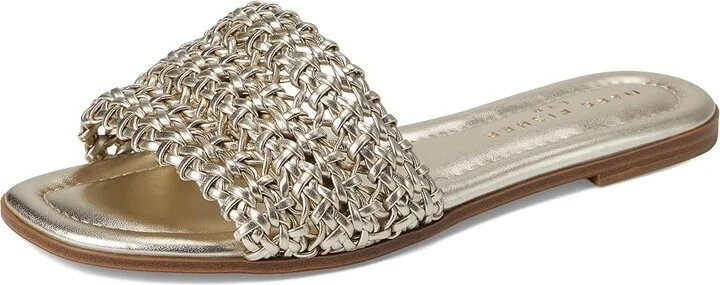 Marc Fisher LTD Vickee Women's Flat Shoes Gold : 6 M, Faux Leather - Image 5