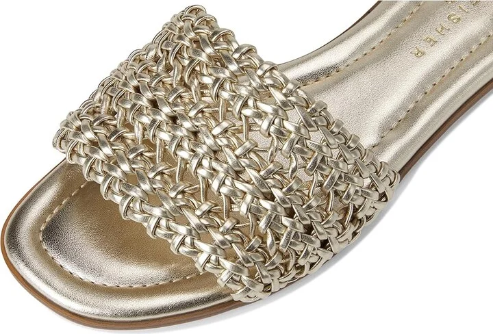 Marc Fisher LTD Vickee Women's Flat Shoes Gold : 6 M, Faux Leather - Image 7
