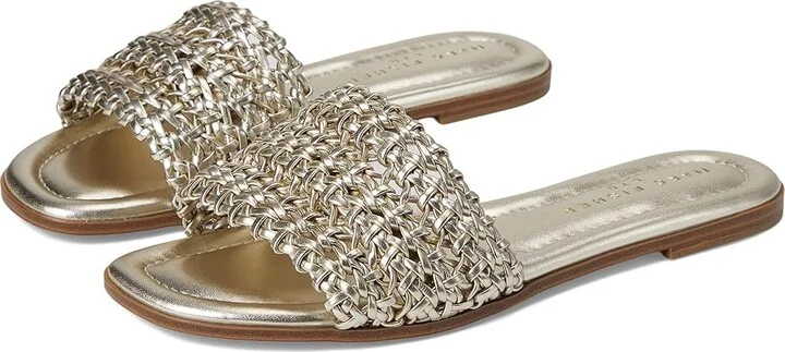 Marc Fisher LTD Vickee Women's Flat Shoes Gold : 6 M, Faux Leather