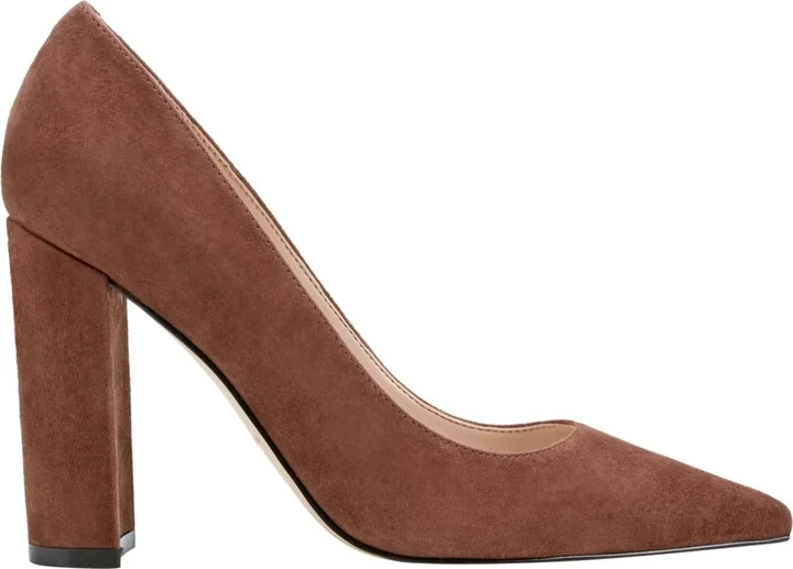 Marc Fisher Ltd Women's Abilene Block Heel Pointy Toe Dress Pumps - Image 2