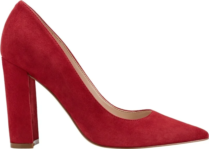 Marc Fisher Ltd Women's Abilene Block Heel Pointy Toe Dress Pumps - Image 6