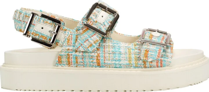 Marc Fisher Ltd Women's Agenda Buckle Straps Flatform Sandals - Image 2