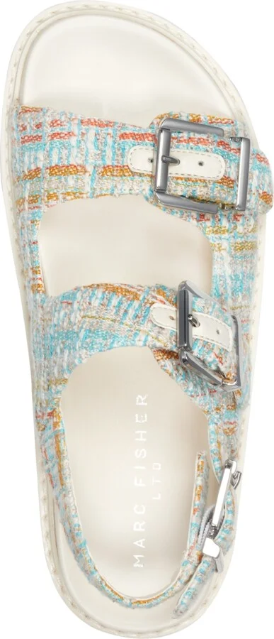 Marc Fisher Ltd Women's Agenda Buckle Straps Flatform Sandals - Image 4