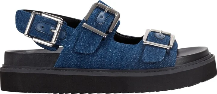 Marc Fisher Ltd Women's Agenda Buckle Straps Flatform Sandals - Image 6