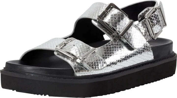 Silver Snake Leather 040