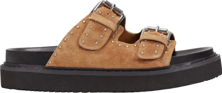 Marc Fisher Ltd Women's Agusta Double Buckle Flatform Sandals - Image 2