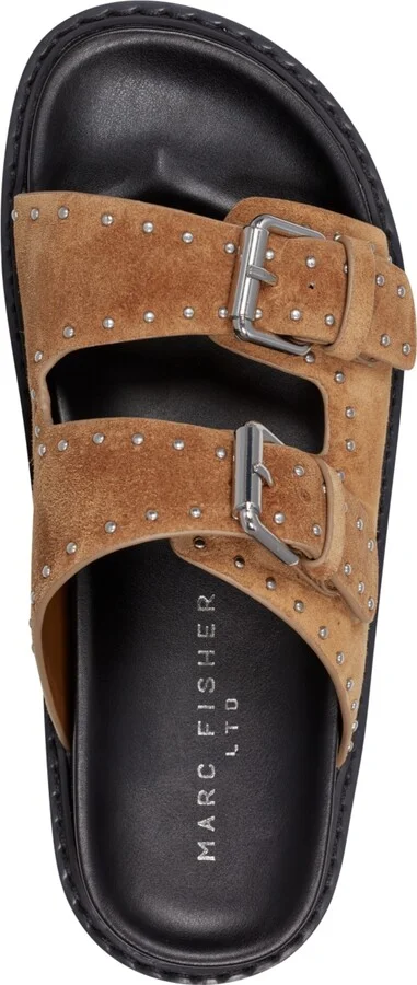 Marc Fisher Ltd Women's Agusta Double Buckle Flatform Sandals - Image 4