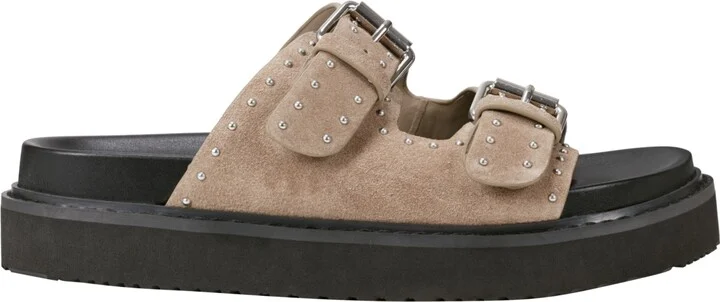 Marc Fisher Ltd Women's Agusta Double Buckle Flatform Sandals - Image 6