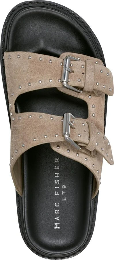 Marc Fisher Ltd Women's Agusta Double Buckle Flatform Sandals - Image 8