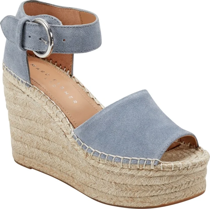 Marc Fisher Ltd Women's Alida High Platform Espadrille Wedge Sandals