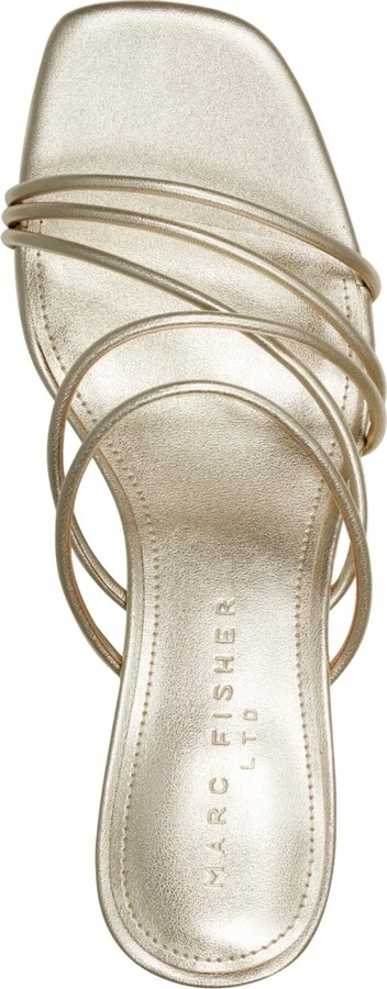 Marc Fisher Ltd Women's Banna Strappy Kitten Heel Sandals - Image 8