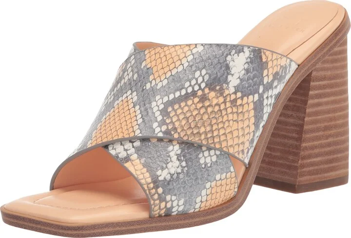 Orange Snake Leather