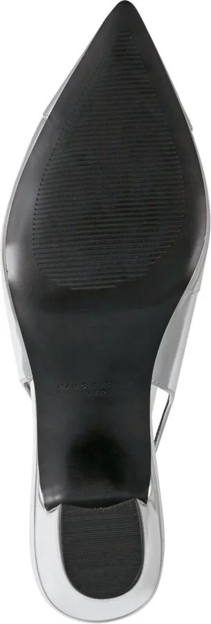 Marc Fisher Ltd Women's Blakeley Pointy Toe Dress Slingback Pumps - Silver/Black - Image 9
