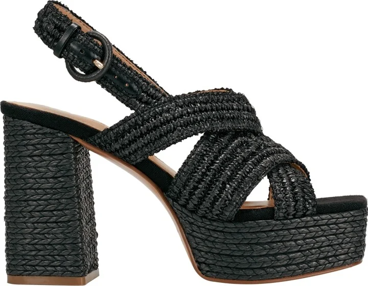 Marc Fisher Ltd Women's Caddy Square Toe Dress Sandals - Dark Tan/Natural - Image 6