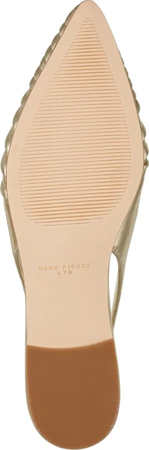 Marc Fisher Ltd Women's Dalatee Ruched Slingback Flats - Image 5