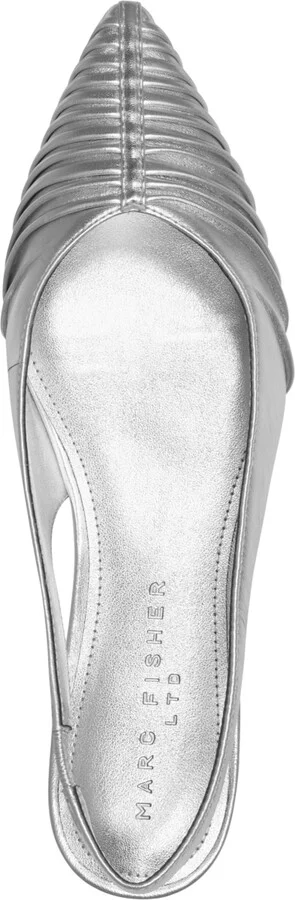Marc Fisher Ltd Women's Dalatee Ruched Slingback Flats - Image 8