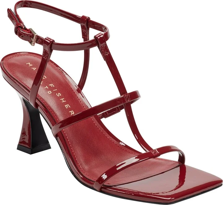 Marc Fisher Ltd Women's Dennie Caged Tapered Heel Sandals