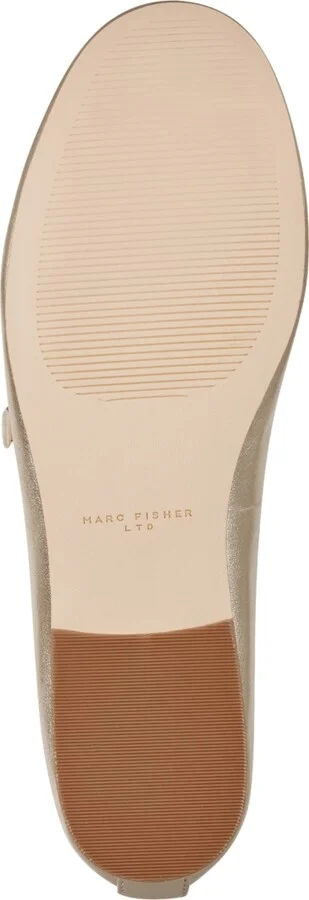 Marc Fisher Ltd Women's Evie Double Buckle T-Strap Flats - Image 5