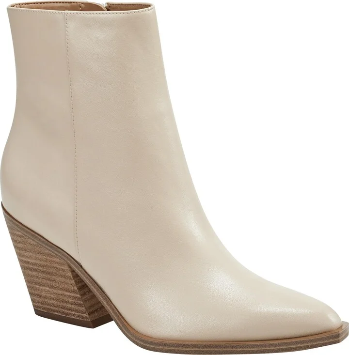 Marc Fisher LTD Womens Fabina Bootie Light Natural Leather 8M