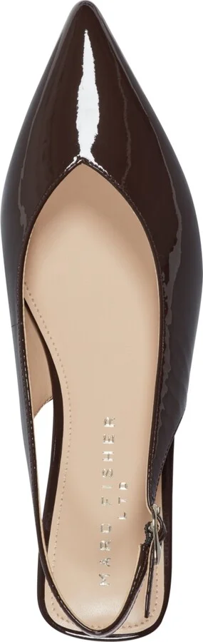 Marc Fisher Ltd Women's Gabra Pointy Toe Slingback Flats - Image 8