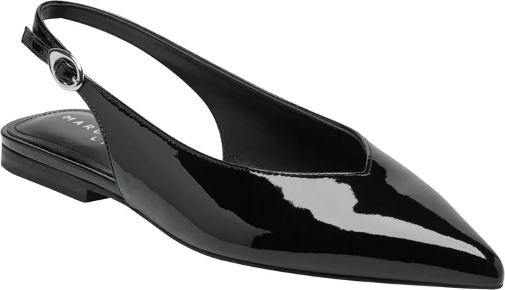 Marc Fisher Ltd Women's Gabra Pointy Toe Slingback Flats