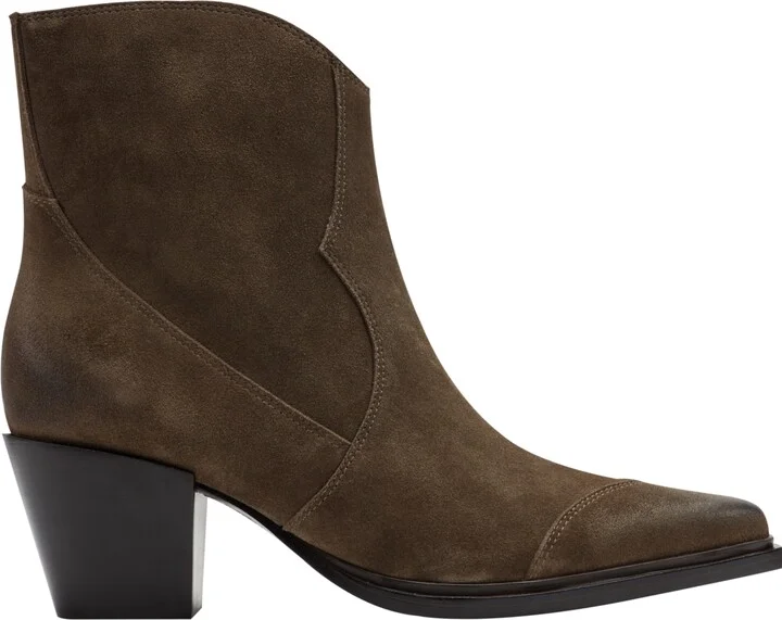 Marc Fisher Ltd Women's Giulie Western Block Heel Booties - Image 2