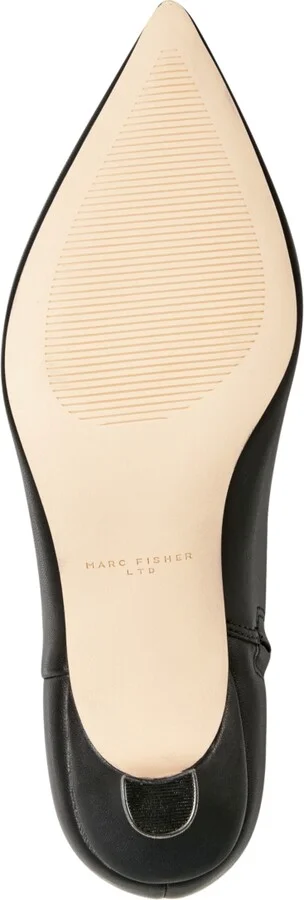 Marc Fisher Ltd Women's Iggy Pointy Toe Dress Booties - Black/White Snake Leather Multi - Image 9