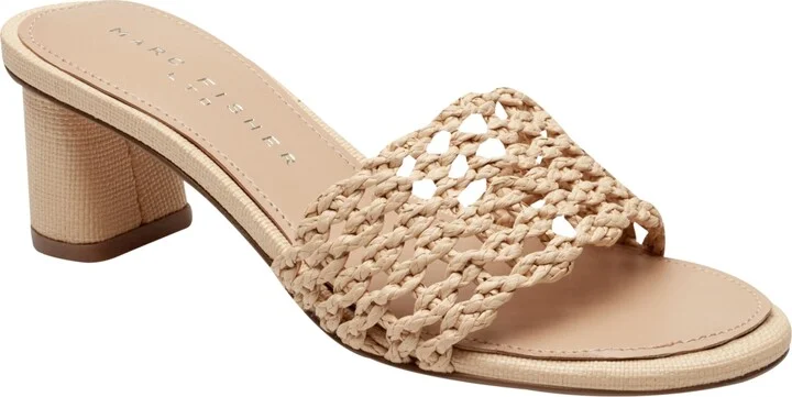 Marc Fisher Ltd Women's Jazmine Woven Slip-On Sandals