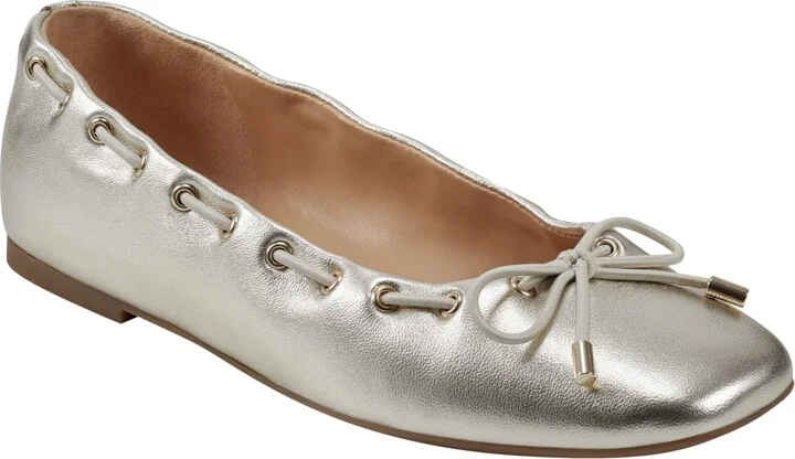 Marc Fisher Ltd Women's Letizia Square Toe Dress Flats