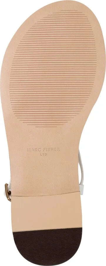 Marc Fisher Ltd Women's Lille Ankle Strap Flat Thong Sandals - Image 9