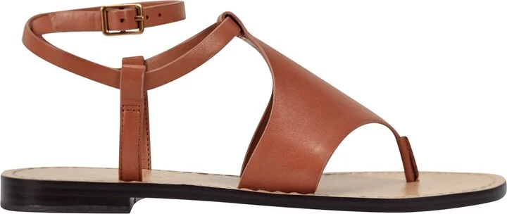 Marc Fisher Ltd Women's Lille Ankle Strap Flat Thong Sandals - Image 10