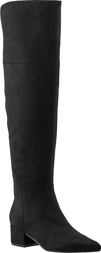 Marc Fisher Ltd. Women's Lottie Pointed Toe Block Heel Tall Boots