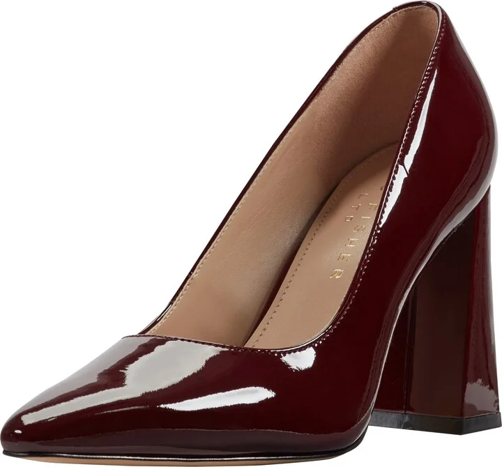 Dark Red Patent Leather 600