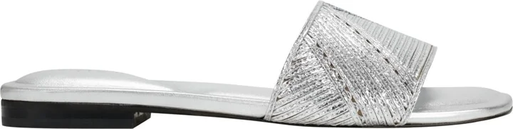 Marc Fisher Ltd Women's Murphy Square Toe Flat Sandals - Image 2