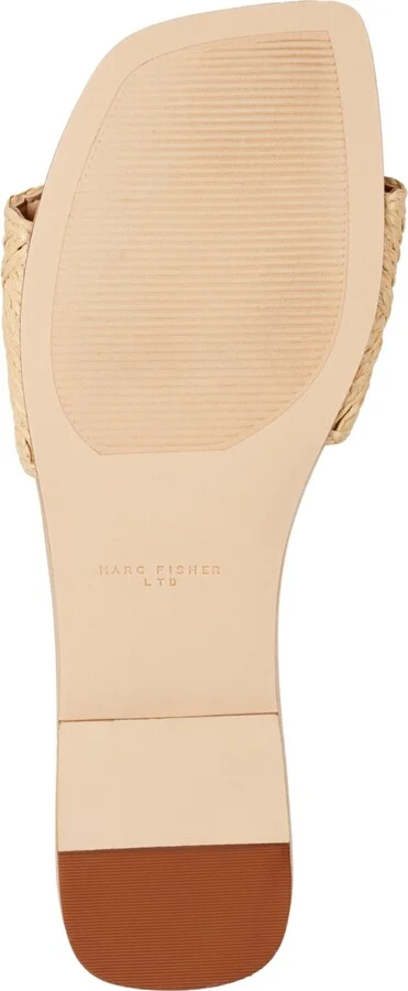 Marc Fisher Ltd Women's Murphy Square Toe Flat Sandals - Image 9