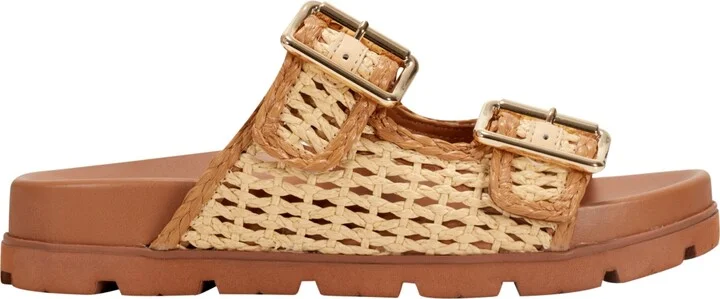 Marc Fisher Ltd Women's Mylan Woven Buckle Straps Flat Sandals - Image 11