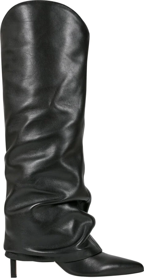 Marc Fisher Ltd Women's Nairine Slouchy Pointy Toe Knee High Dress Boots - Image 6