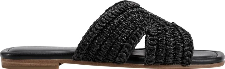 Marc Fisher Ltd Women's Narda Square Toe Flat Sandals - Image 6