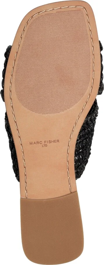 Marc Fisher Ltd Women's Narda Square Toe Flat Sandals - Image 9