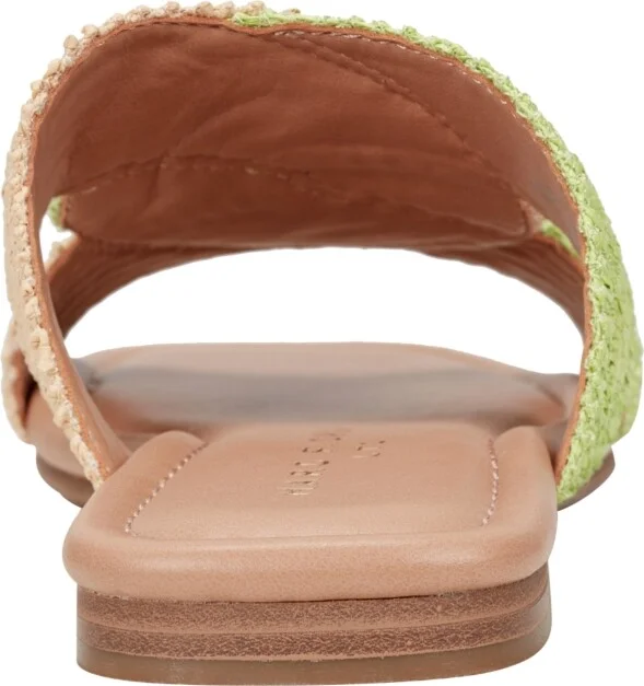 Marc Fisher Ltd Women's Navie Slip-On Flat Sandals - Orange/Natural - Image 7