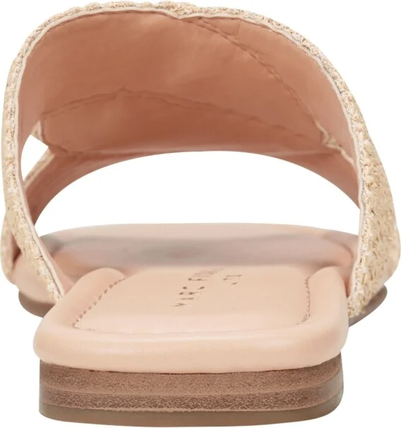 Marc Fisher Ltd Women's Navie Slip-On Flat Sandals - Orange/Natural - Image 11