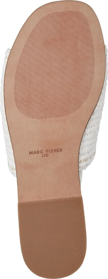 Marc Fisher Ltd Women's Nottie Woven Flat Slide Sandals - Image 5