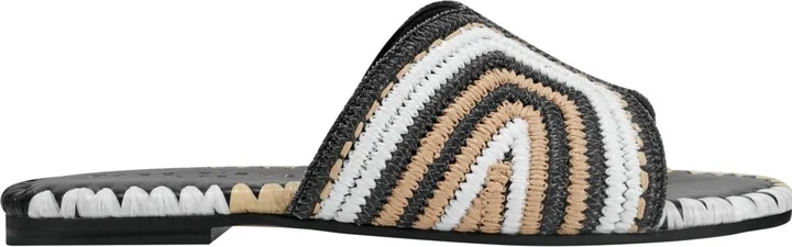 Marc Fisher Ltd Women's Nottie Woven Flat Slide Sandals - Image 6