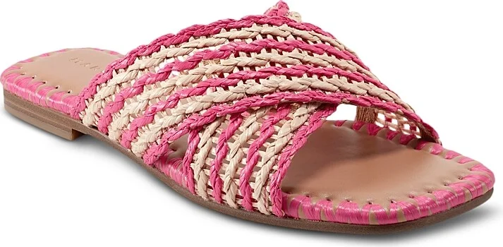 Marc Fisher Ltd. Women's Nylie Square Toe Flat Sandals