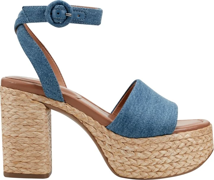 Marc Fisher Ltd Women's Palyca Block Heel Open Toe Dress Sandals - Image 2