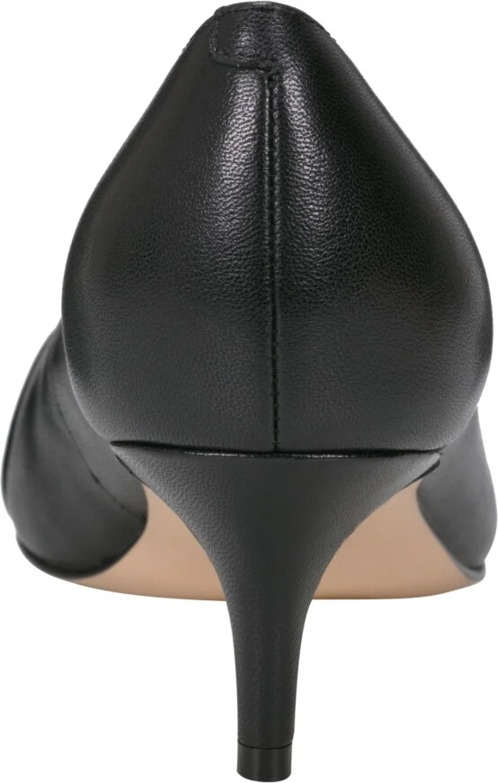 Marc Fisher Ltd Women's Paria Ruched Kitten Heel Pumps - Image 3