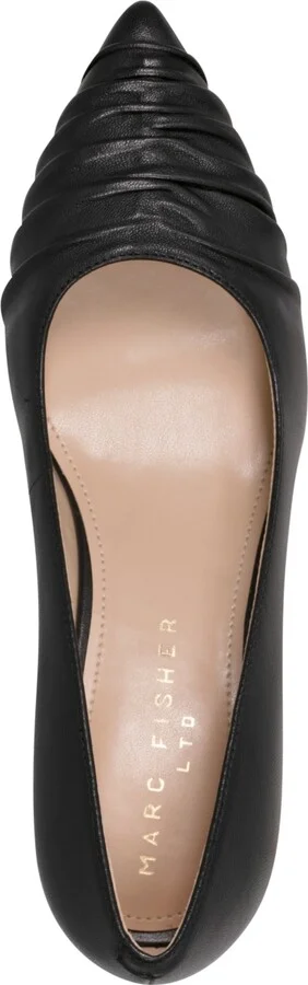 Marc Fisher Ltd Women's Paria Ruched Kitten Heel Pumps - Image 4
